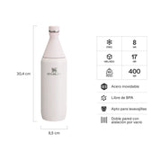 Botella Térmica All Day Slim Rosa Palo | 1 lt
