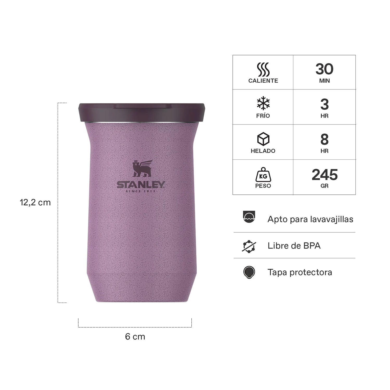 Mate Slim Stanley Tigerlily Lilac | 200 ml