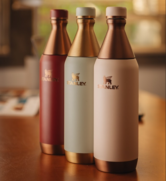 Botella Térmica All Day Slim Gilded Celadon | 591 ml