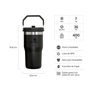 Botella Térmica Stanley Flip Straw 2.0 Black | 591 ml