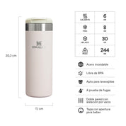 Botella Térmica Stanley Aerolight Rose Quartz | 473 ml