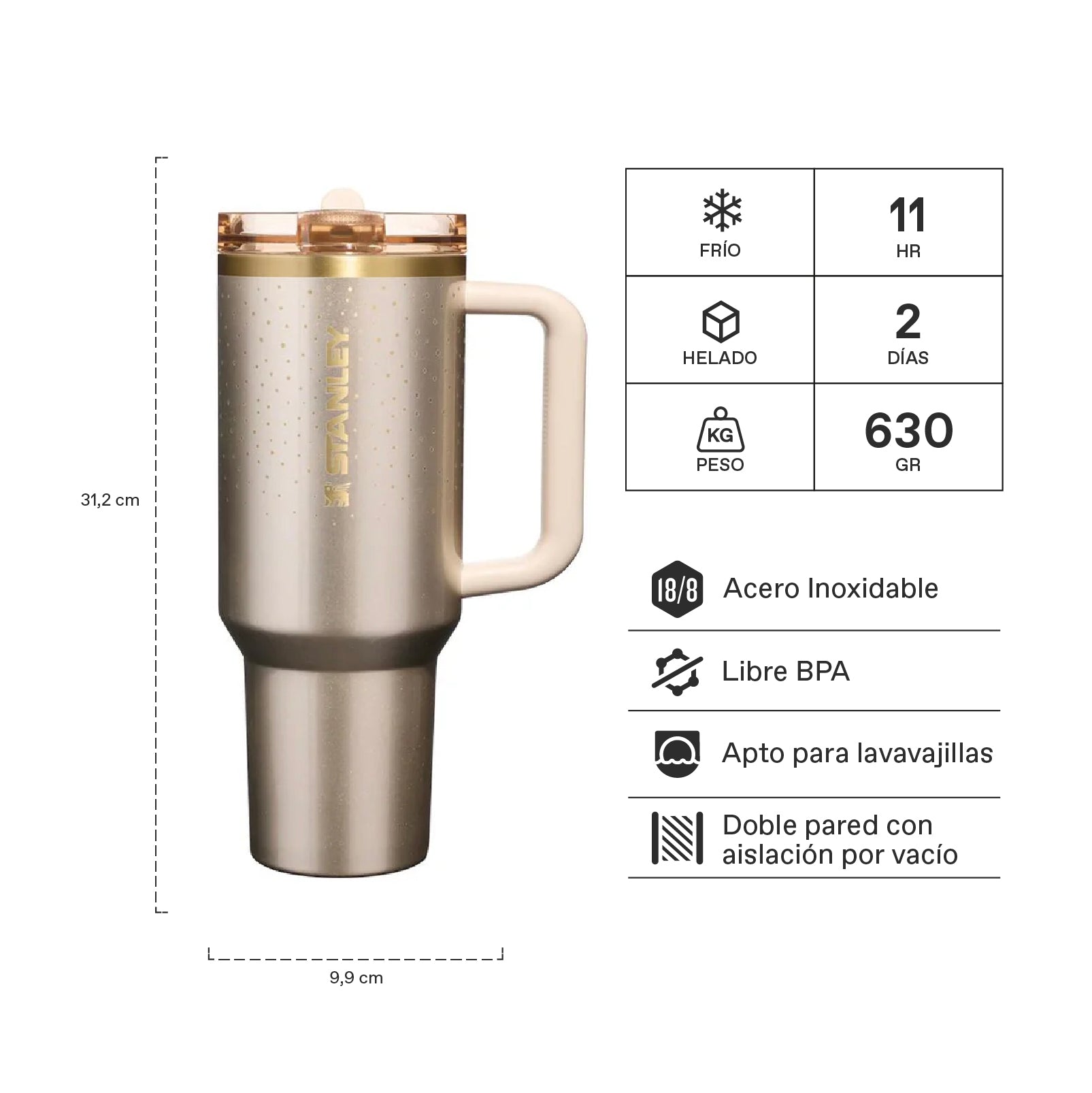 Quencher Protour Prosecco Shimmer | 1.18 Lt