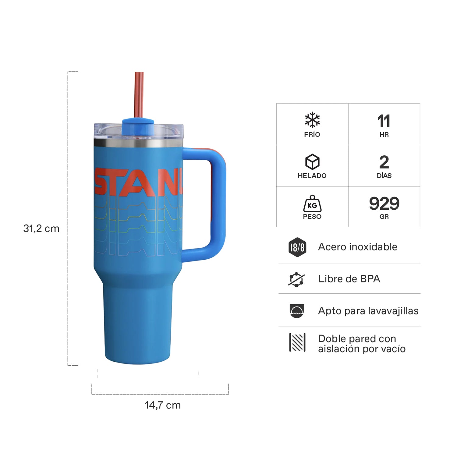 Quencher H2.0 Adventure Azure Reverb | 1.18 lt