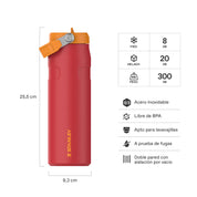 Botella Térmica Stanley Flip Straw Aerolight Chili | 710 ml