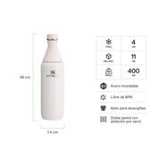 Botella Térmica All Day Slim Rosa Palo | 591 ml