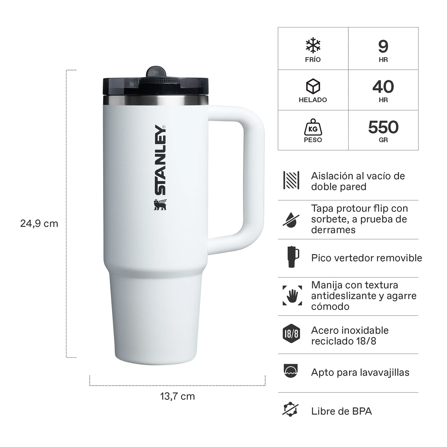 Quencher Protour Chalk| 887 ml