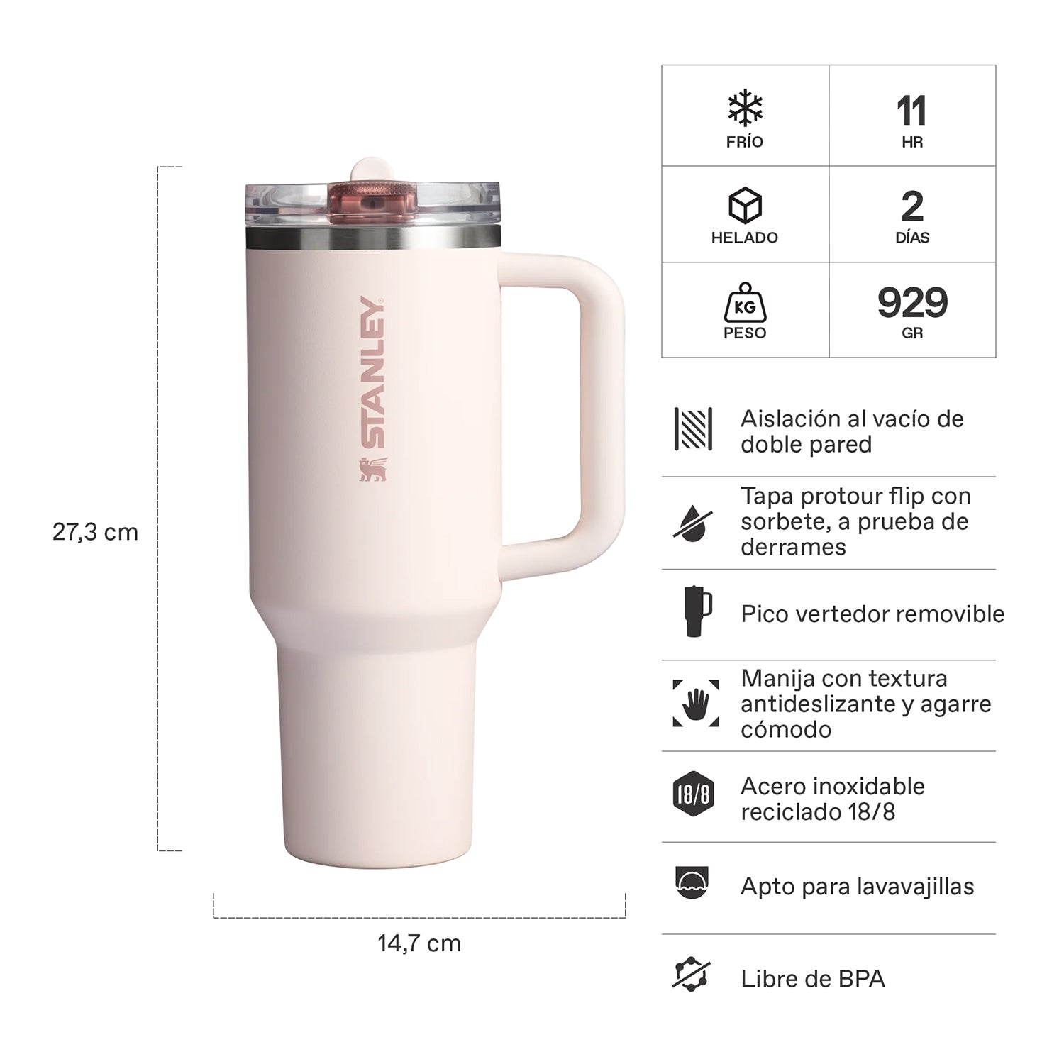 Quencher Protour Rosa Palo | 1.18 lt