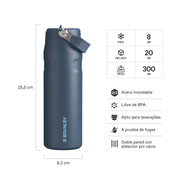 Botella Térmica Stanley Flip Straw Aerolight Navy| 710 ml