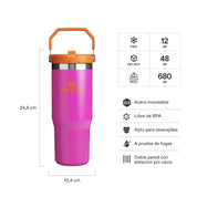 Botella Térmica Stanley Flip Straw Vivid Violet | 887 ml