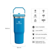 Botella Térmica Stanley Flip Straw Azure | 887 ml