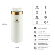 Botella Térmica Stanley Aerolight Cream Moon | 473 ml
