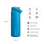 Botella Térmica Stanley Flip Straw Aerolight Azure| 710 ml
