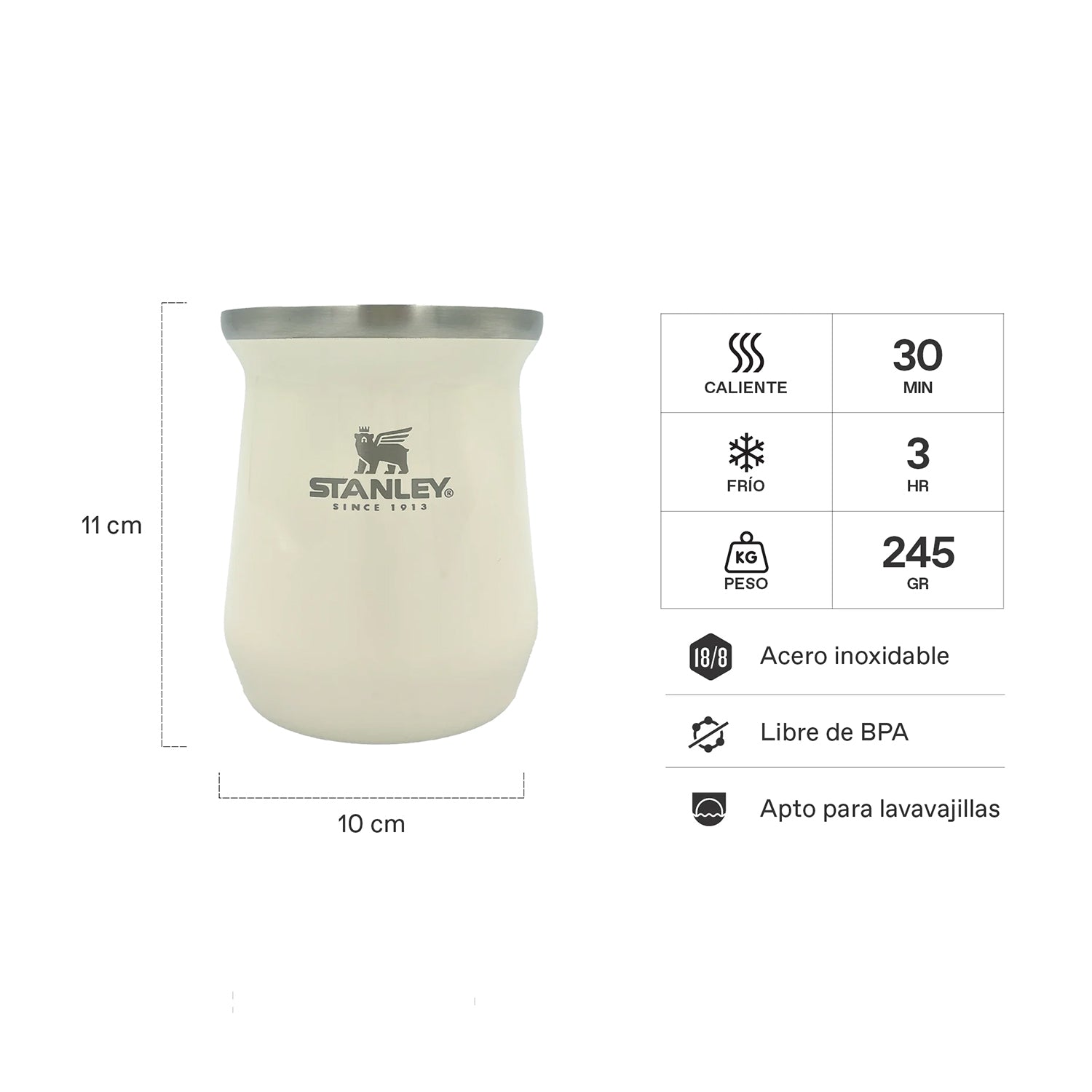 Mate Stanley Cream Gloss 236 ml