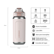 Botella Wellspring Rose Quartz | 473 ml