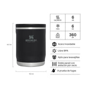 Termo de Comida Adventure Negro | 532 ml