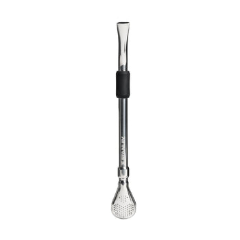 Bombilla para Mate de Cuchara Negra 2.0