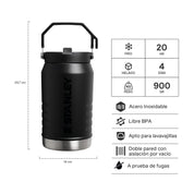 Botellón Hidratación Negro | 1.9 lt