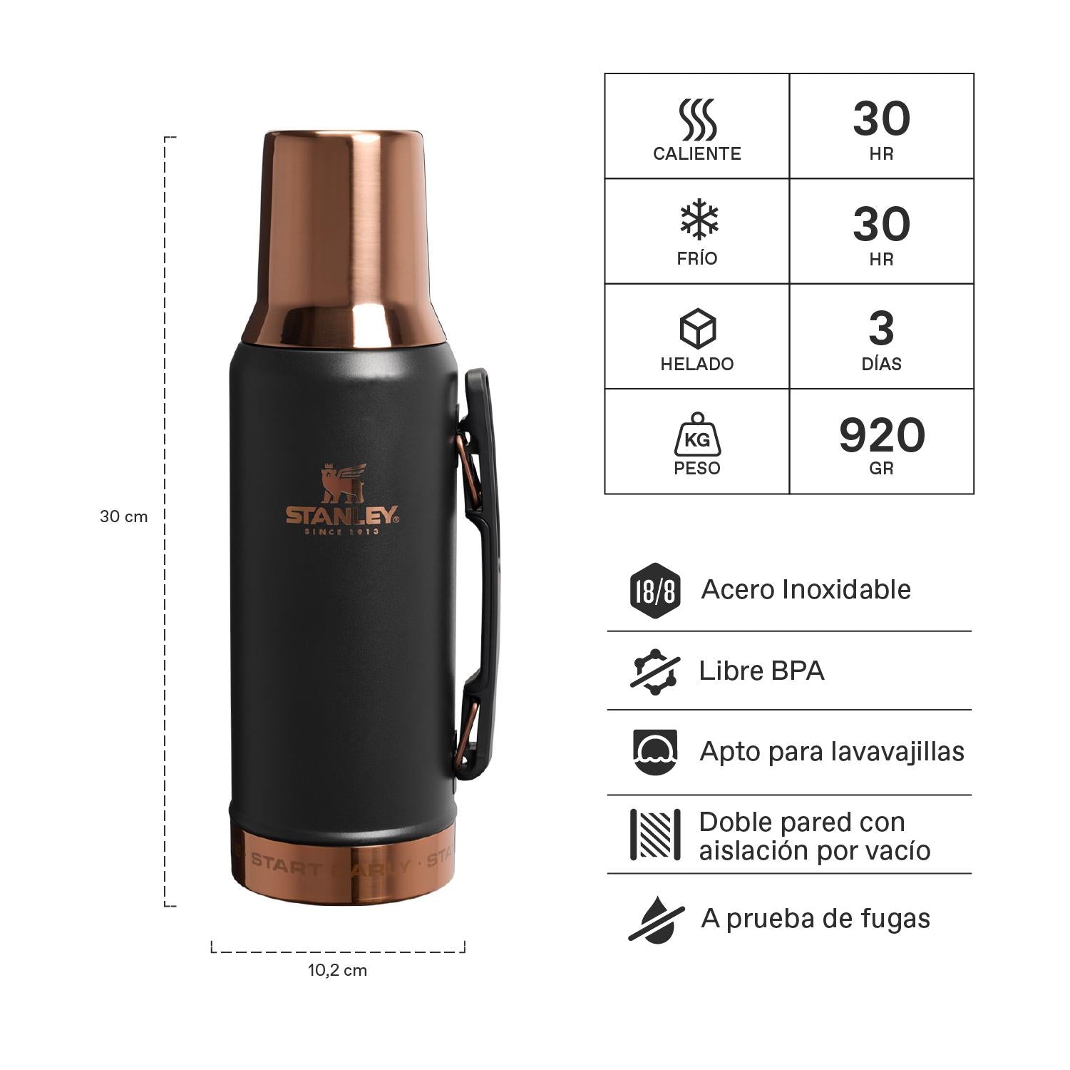 Mate System Classic Black | 1.2 LT MESSI X STANLEY 1913