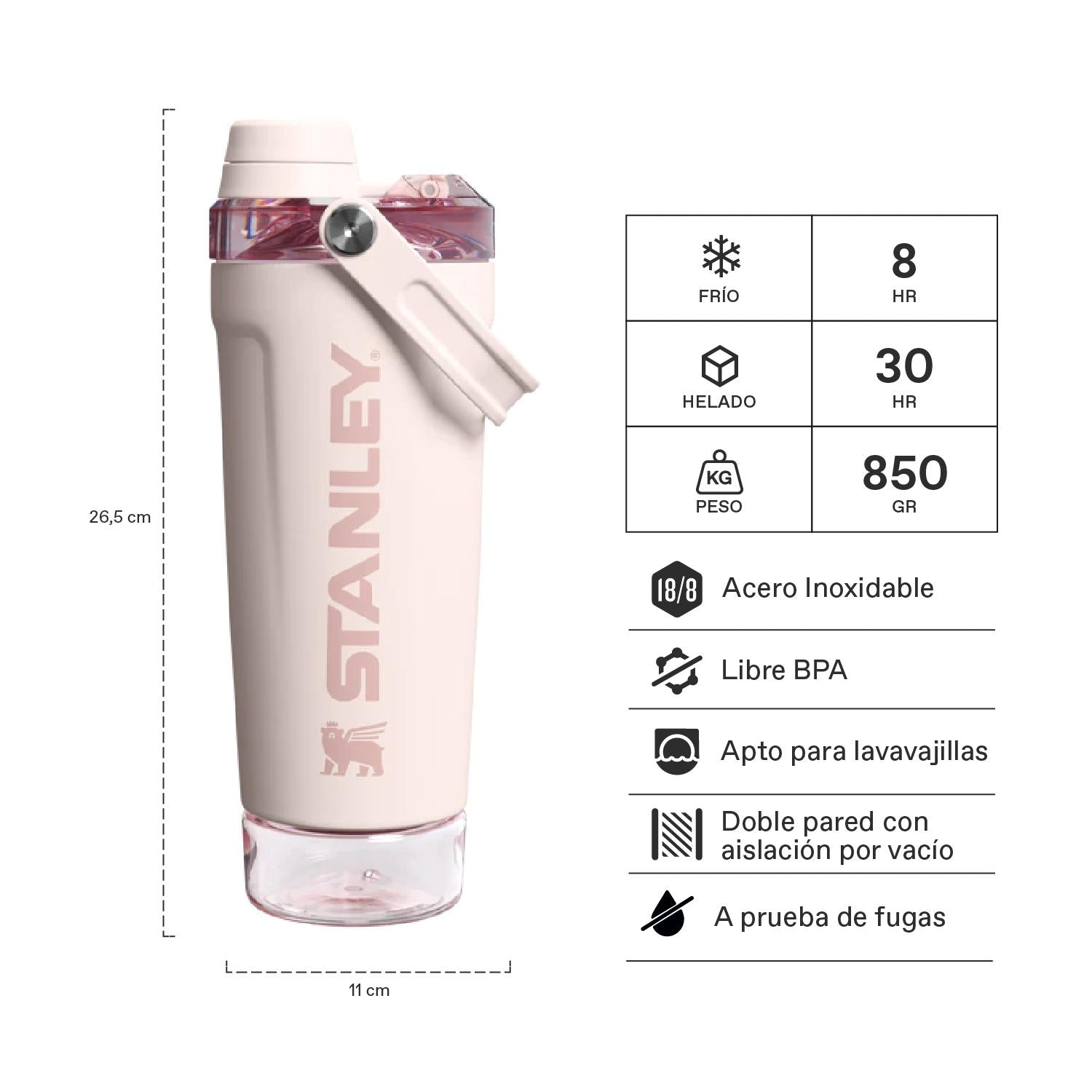 Vitalize Shaker Stanley Sage Rose Quartz | 591 ml