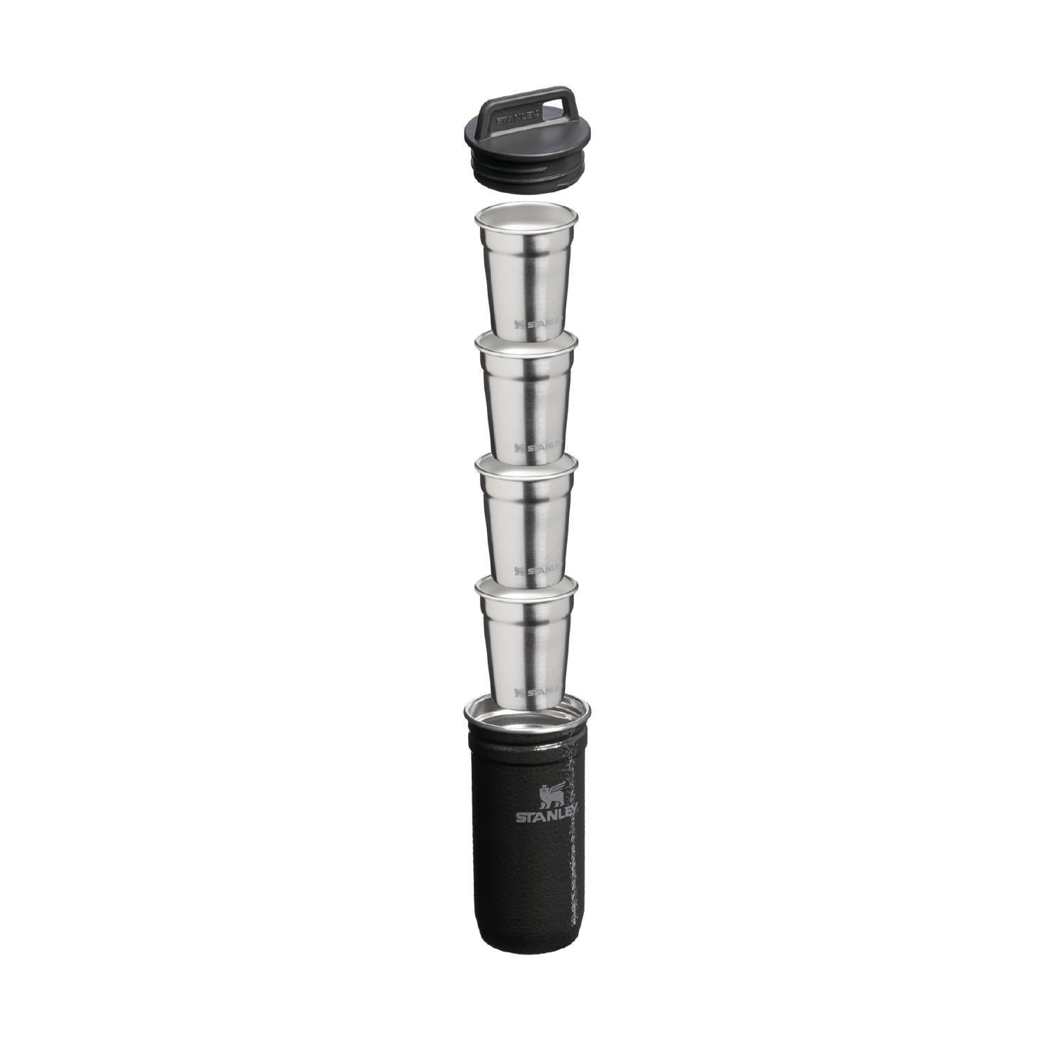 Vasos Pre-Party Negro | 59 ml x 4