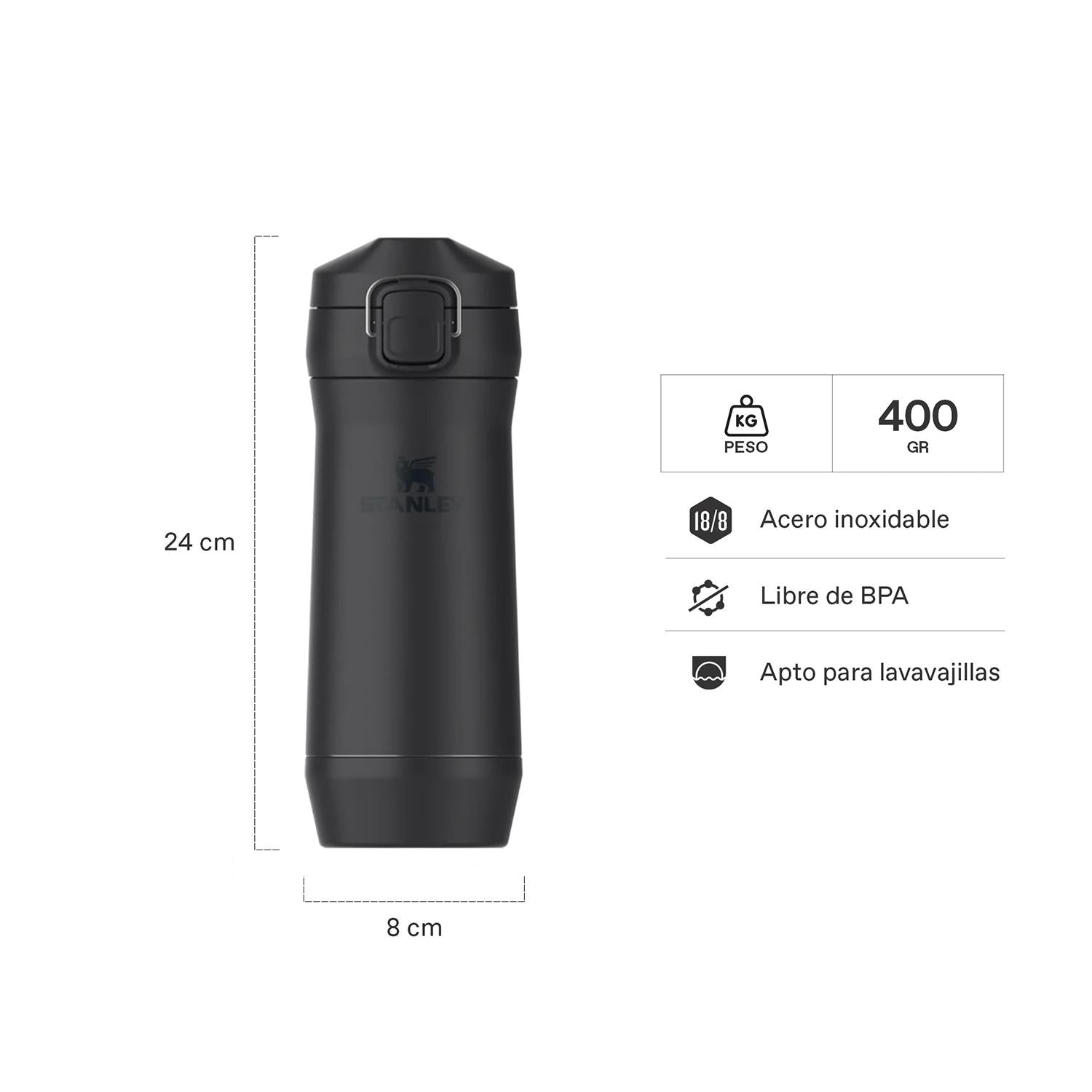 Despolvillador de Yerba Stay Fresh Negra | 500 gr