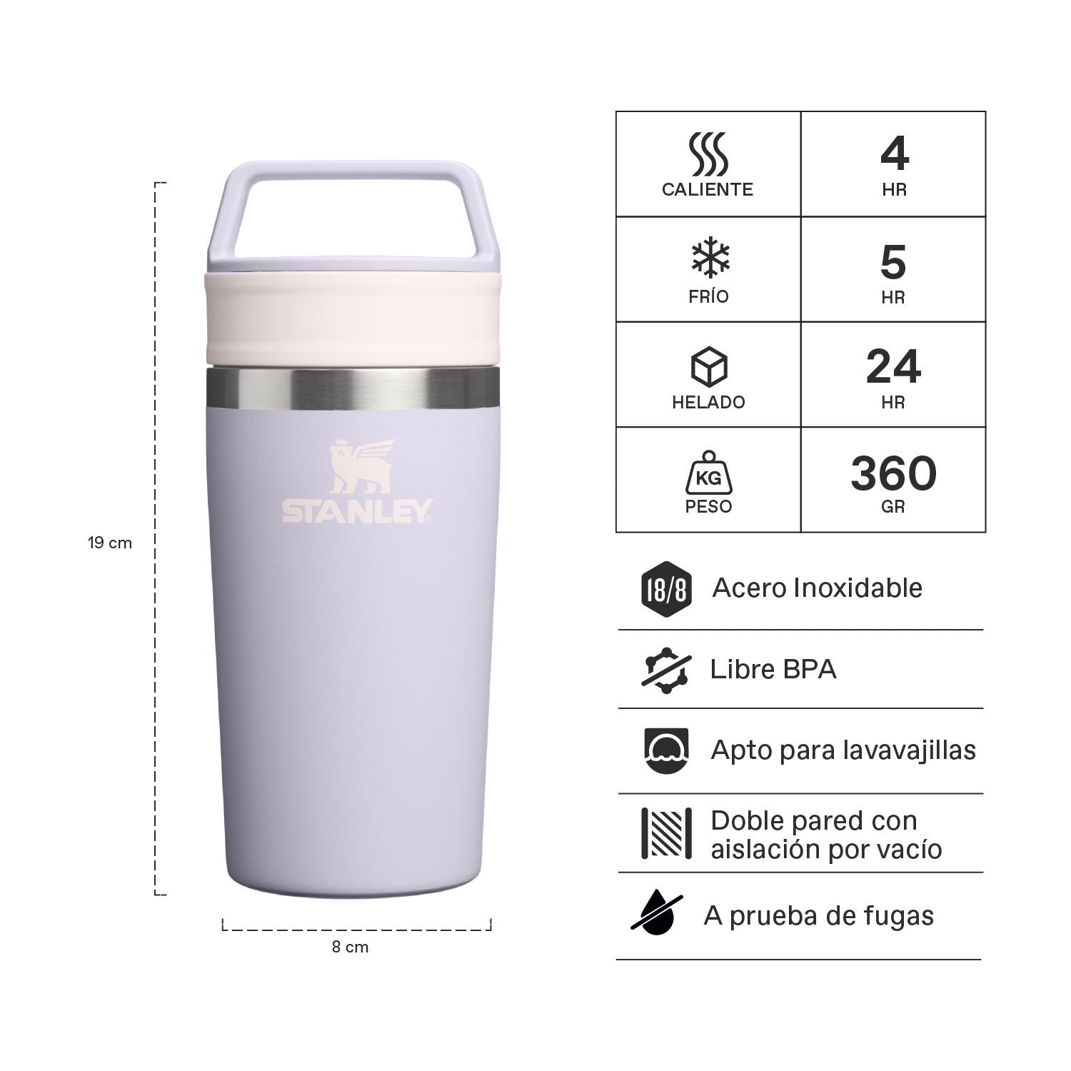Mug Café To Go Morado | 354 ml