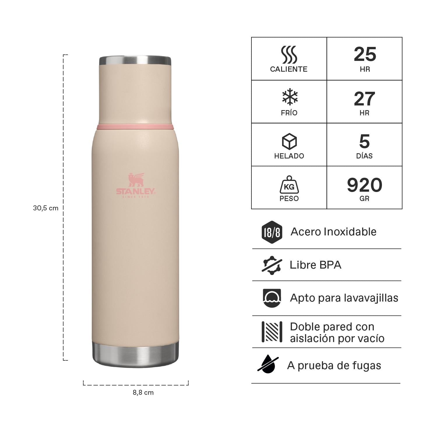 Termo Adventure To-Go Champagne | 1 lt