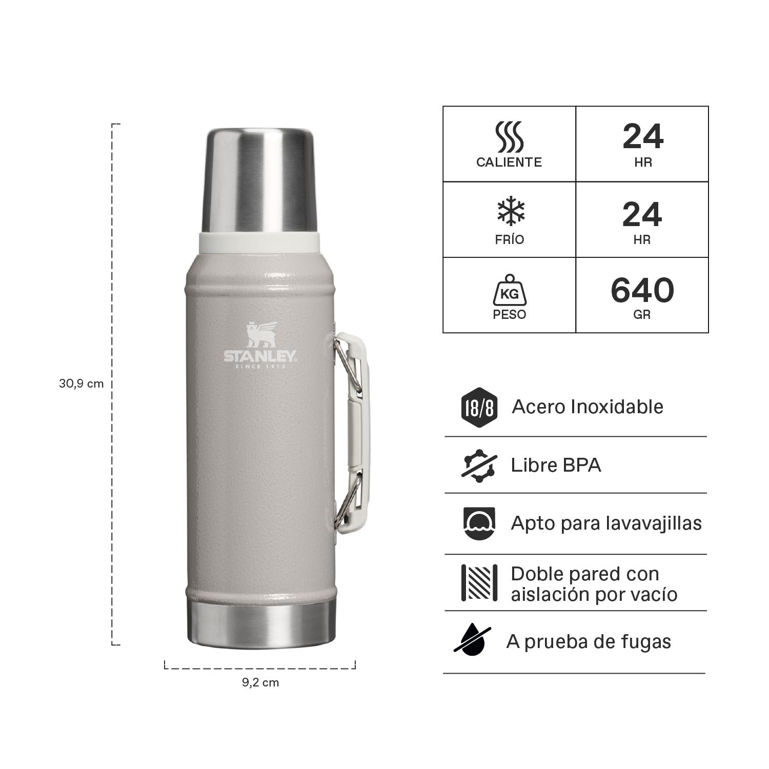 Termo Stanley Classic Ash | 950 ml
