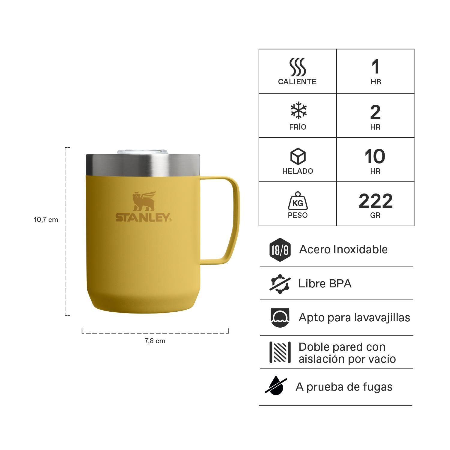 Taza de Camping Dijon | 236 ml