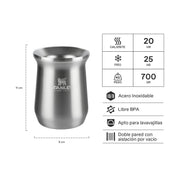 Mate Plateado | 236 ml