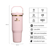 Botella Térmica Flip Straw 2.0 Blossom Gloss | 887 ml
