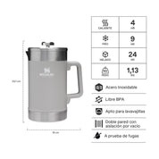 Cafetera Prensa Francesa Classic Gris | 1.4 lt