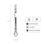 Bombilla para Mate de Cuchara Blanca 2.0 Stanley