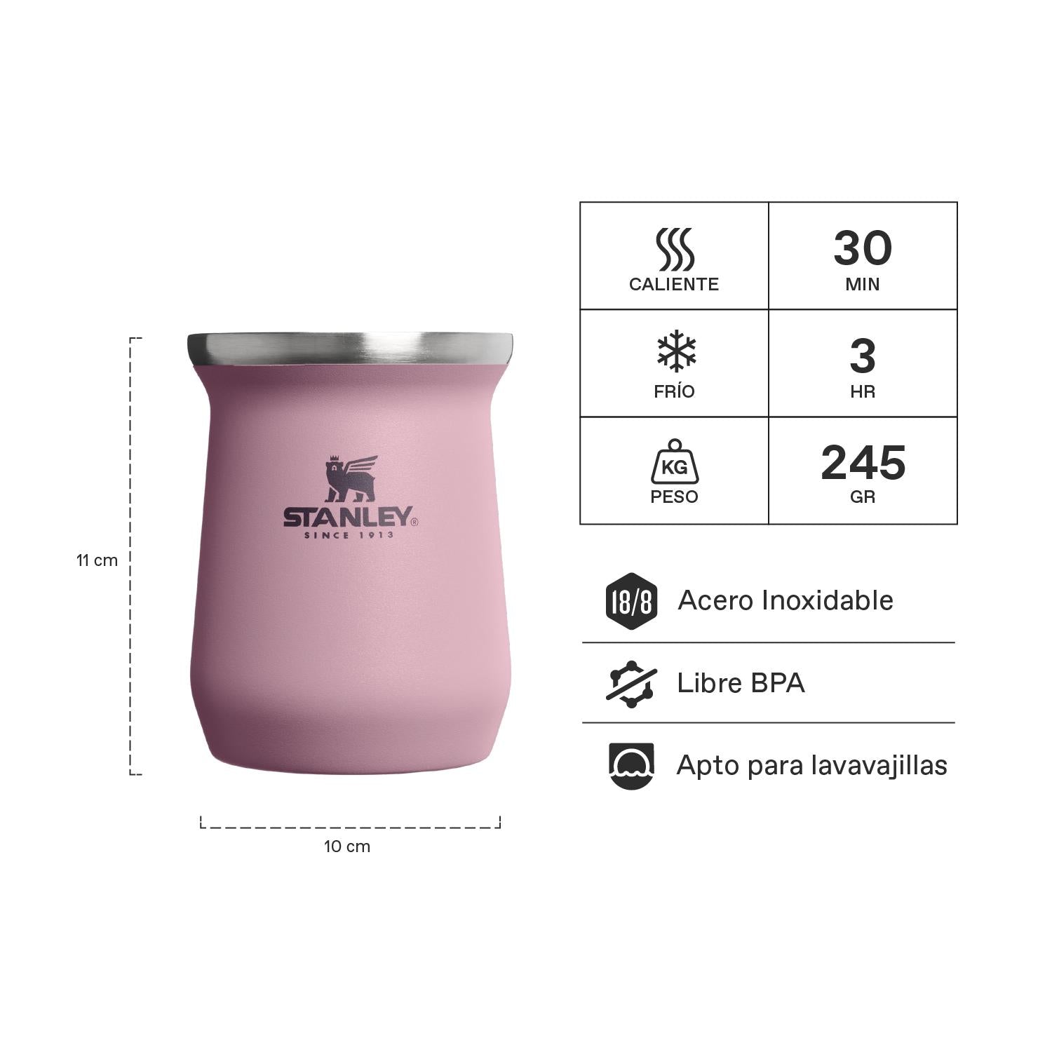 Mate Mug Stanley Purple Smoke | 236 ml