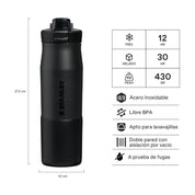 Botella Térmica Tempo Vitalize Negra | 710 ml