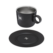 Taza de Capuchino Daybreak con plato Negra | 192 Ml