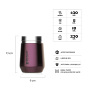 Vaso GO Burdeo | 296 ml