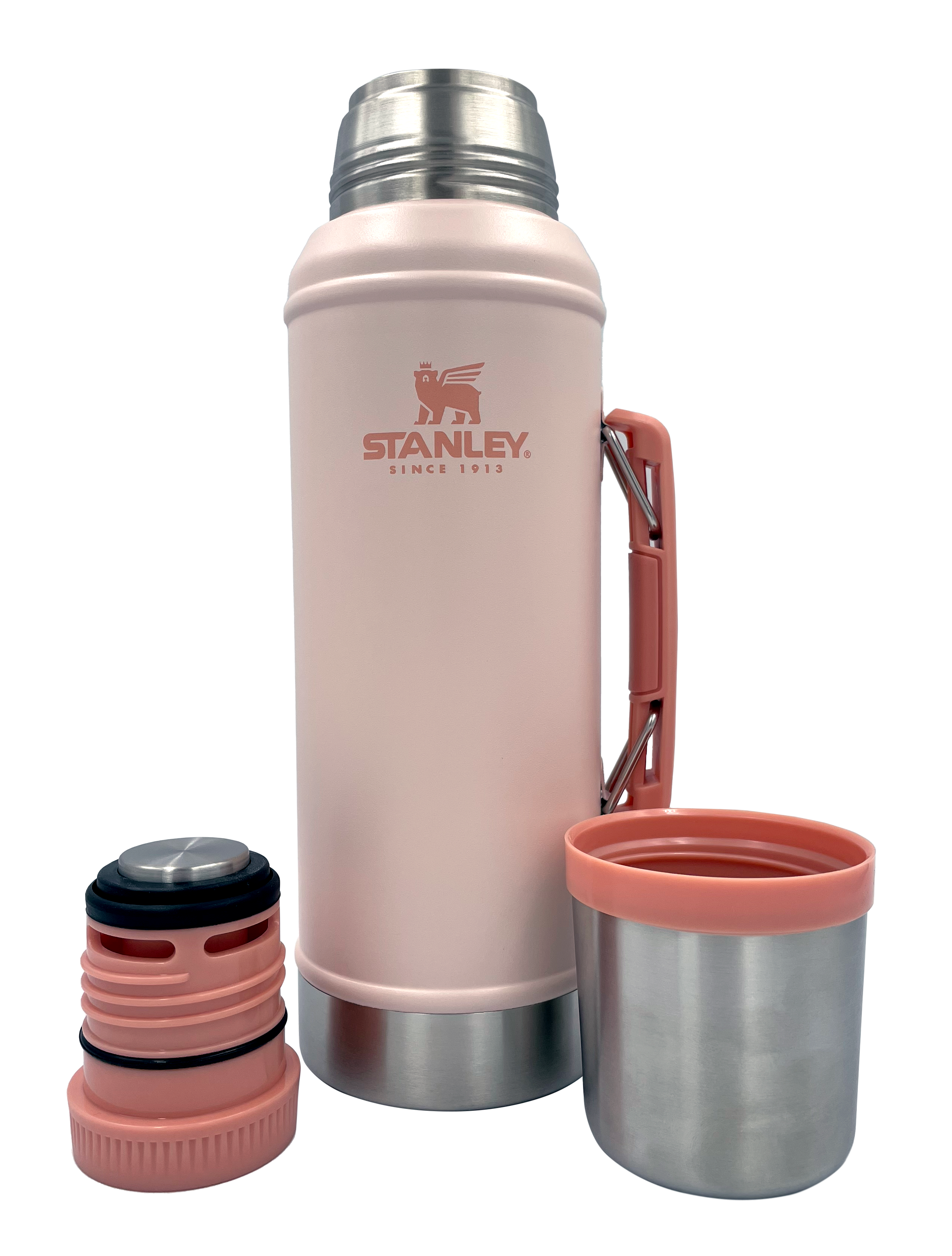  Stanley Classic Legendary - termo de alimentos aislado al vacío  18 onzas, de acero inoxidable, contenedor natural sin BPA (bisfenol A) –  Mantiene la comida/líquido caliente o frío durante 15 horas –